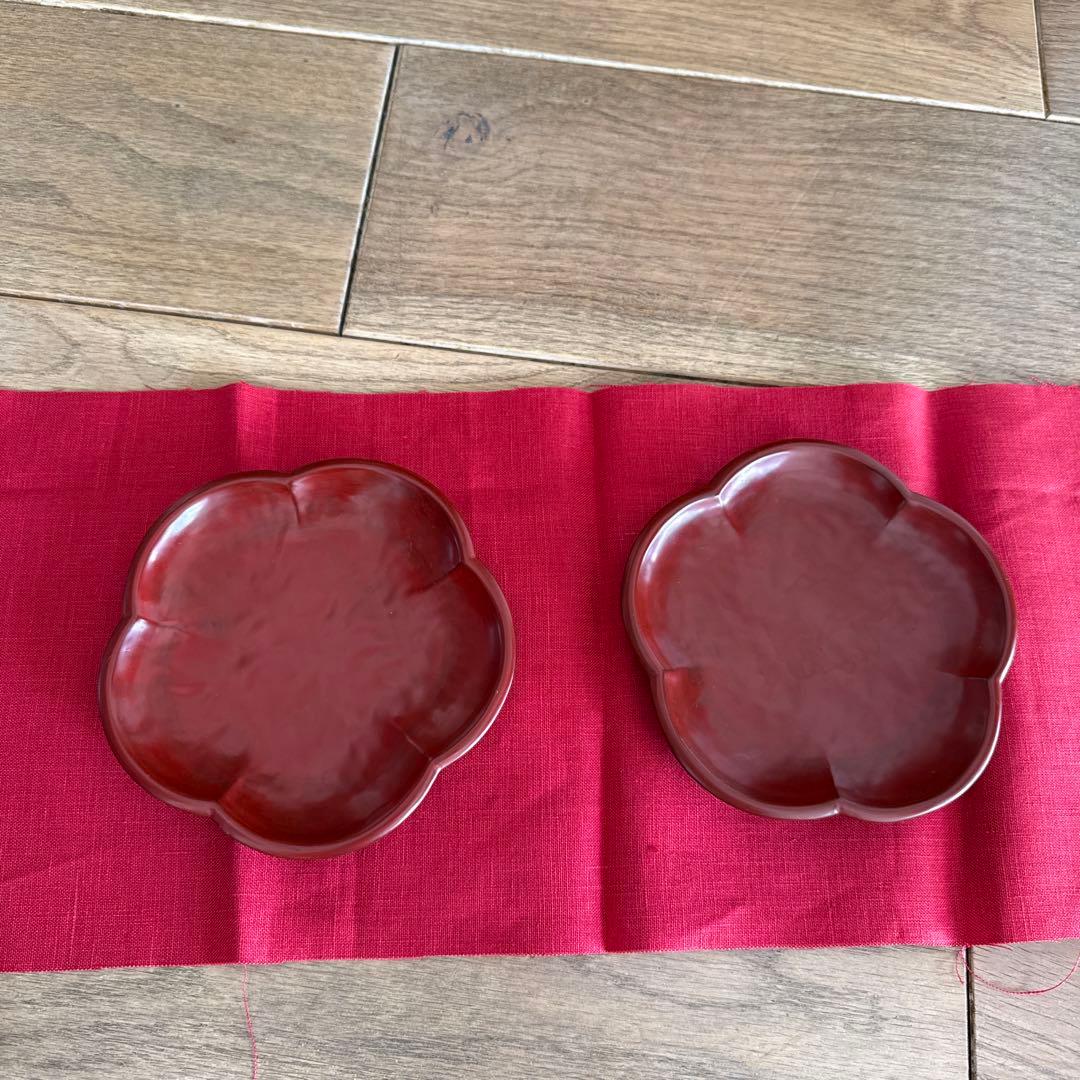 北原　進さん 漆梅皿