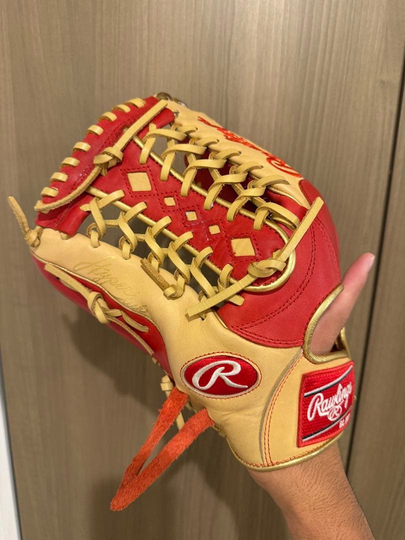 Rawlings 軟式グローブ A2000 レッド/ベージュ　左利き