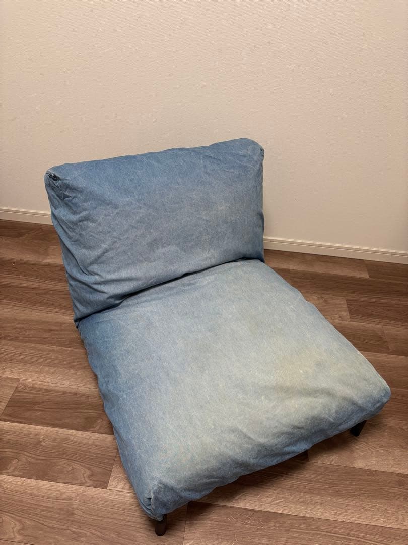 journal standard Furniture 1人掛けローソファ デニム
