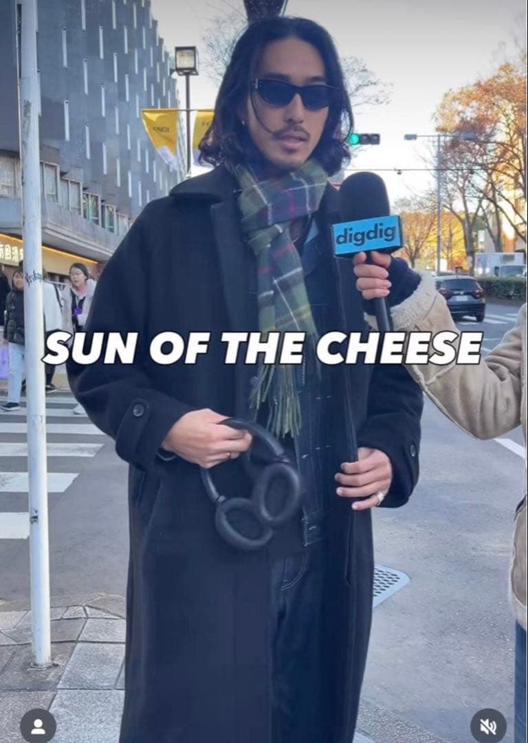【モデル着用】SON OF THE CHEESE FU OVER COAT
