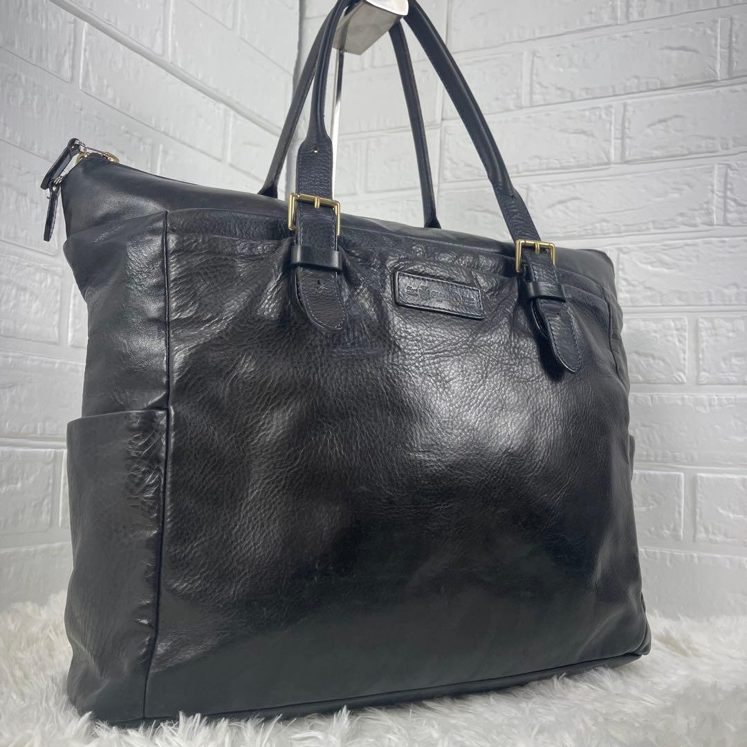 希少近年モデル　美品　フェリージ　トートバッグ　A4 オールレザー　ベルト調節可