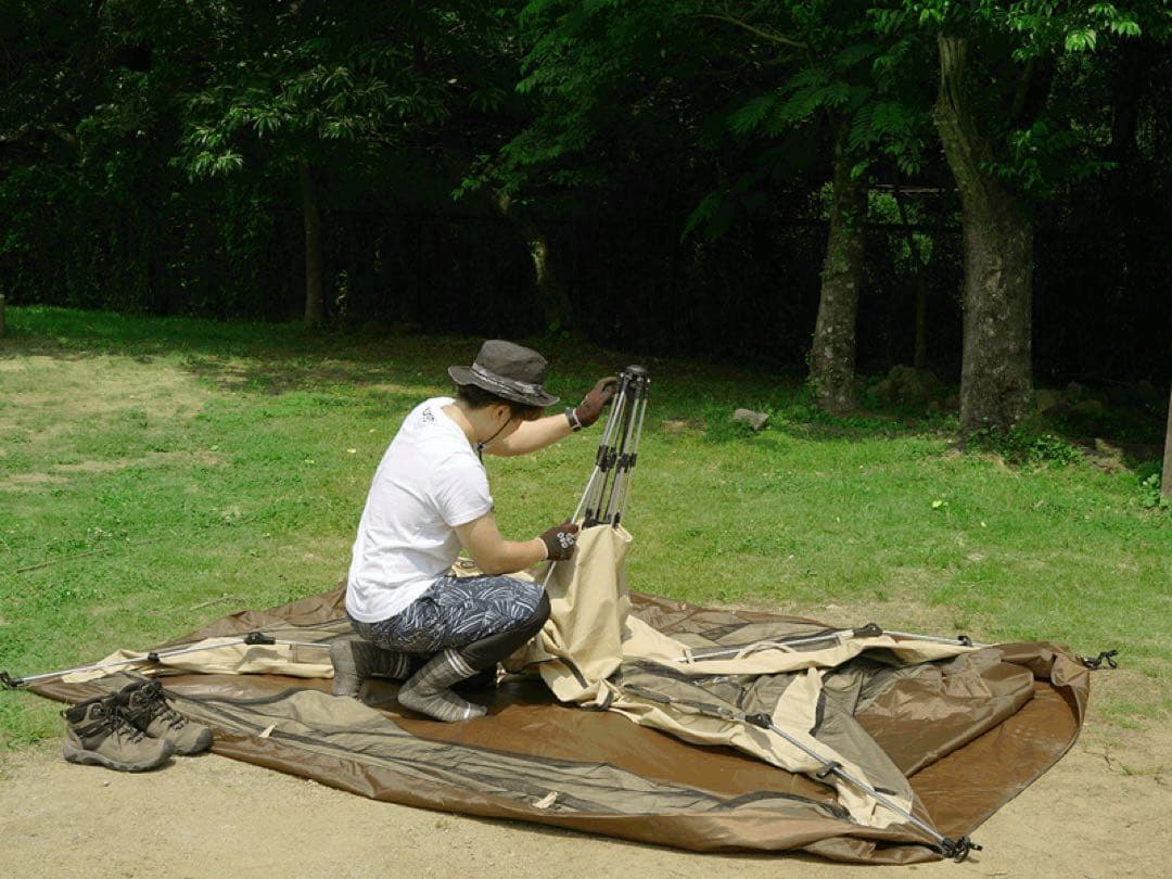 みぃ⭐︎　！DOD わがやのテントL 5人用　ファミリーテント　ワンタッチ