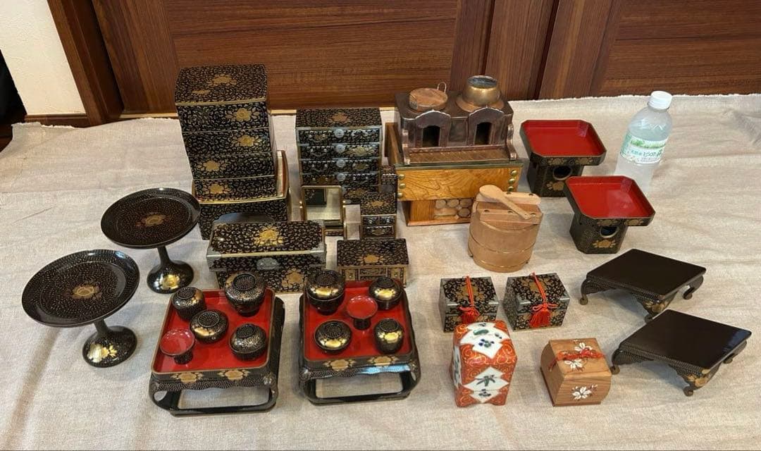 アンティーク　雛人形　お飾りのみ　昭和初期