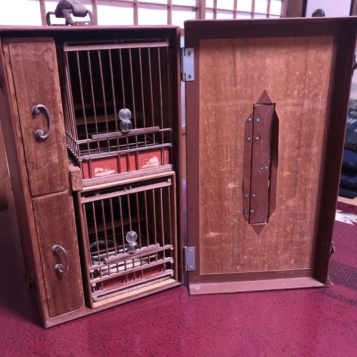 メジロ籠　持ち運びケースセット