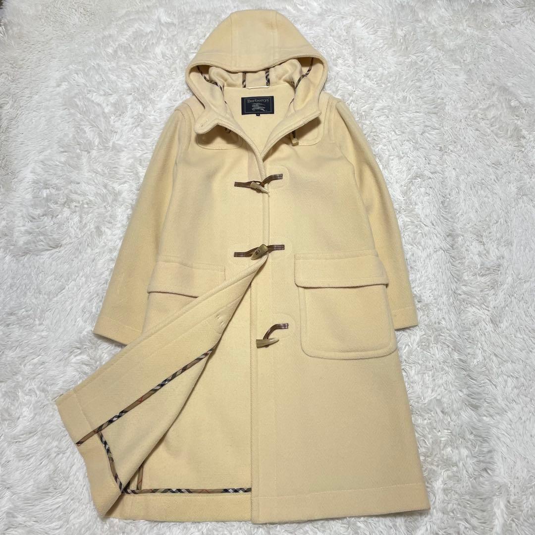 BURBERRY ダッフルコート ヘリンボーン ウール ムーアブルック 水牛