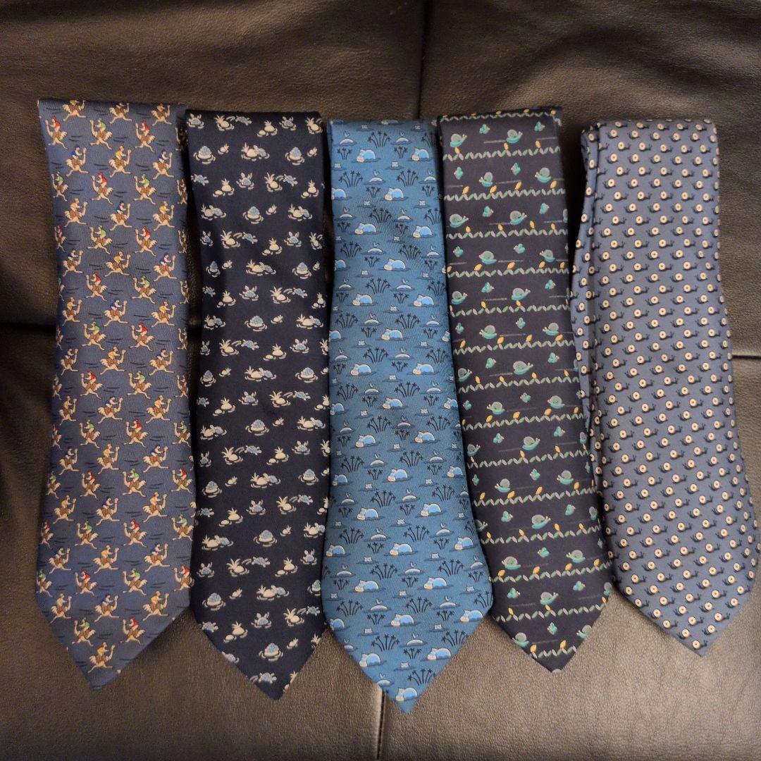 エルメスHERMESネクタイ 5本セット