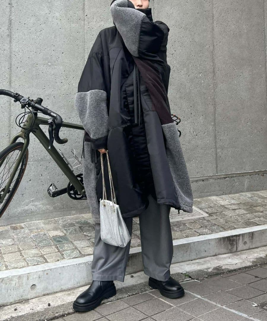 etsinta/エシンタ】モンスター中綿オーバーコート サイズ S ベンチコート