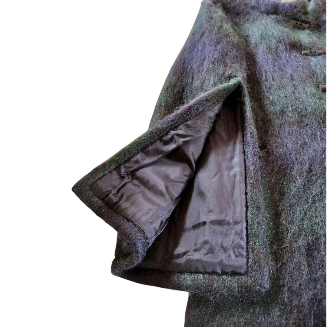 【新品タグ付き】agnes b アニエスベー ケープ コート モヘア フランス製