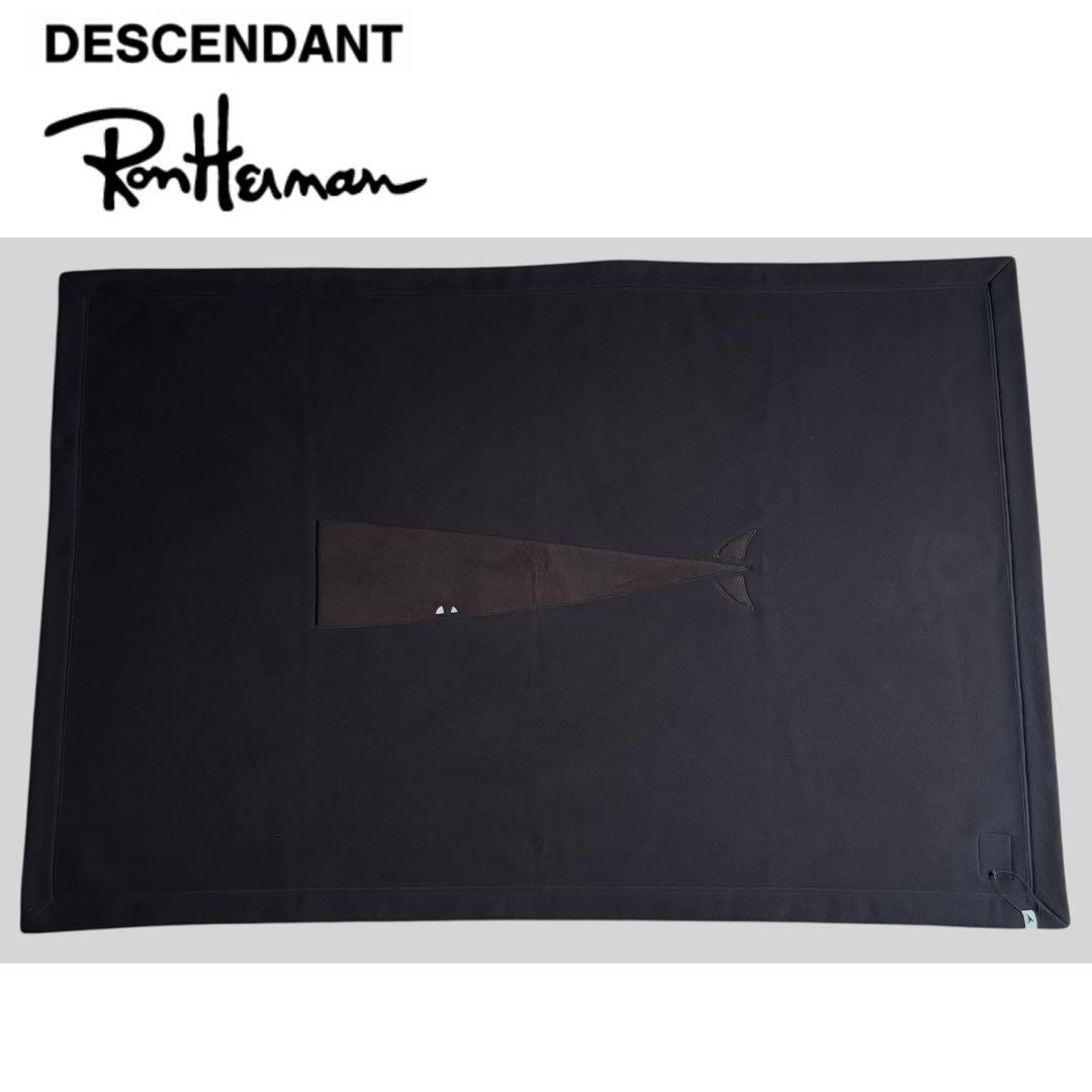 ディセンダント x ロンハーマン カシャロ フリース ブランケット ブラック