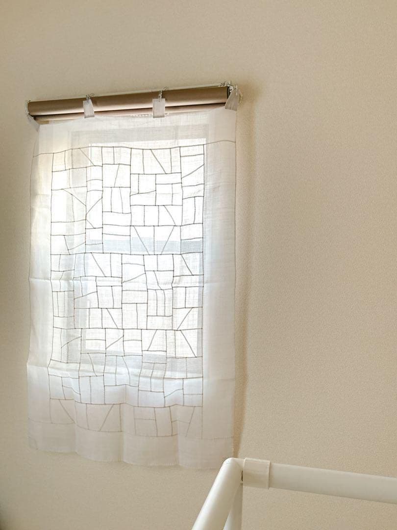 【最終価格✨】手縫い　ポジャギ　120×80 カフェカーテン　カーテン　暖簾