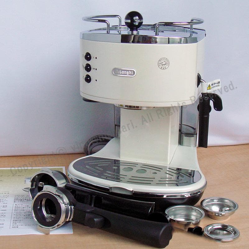 美品 デロンギ エスプレッソ・カプチーノメーカー ECO310W アイコナ