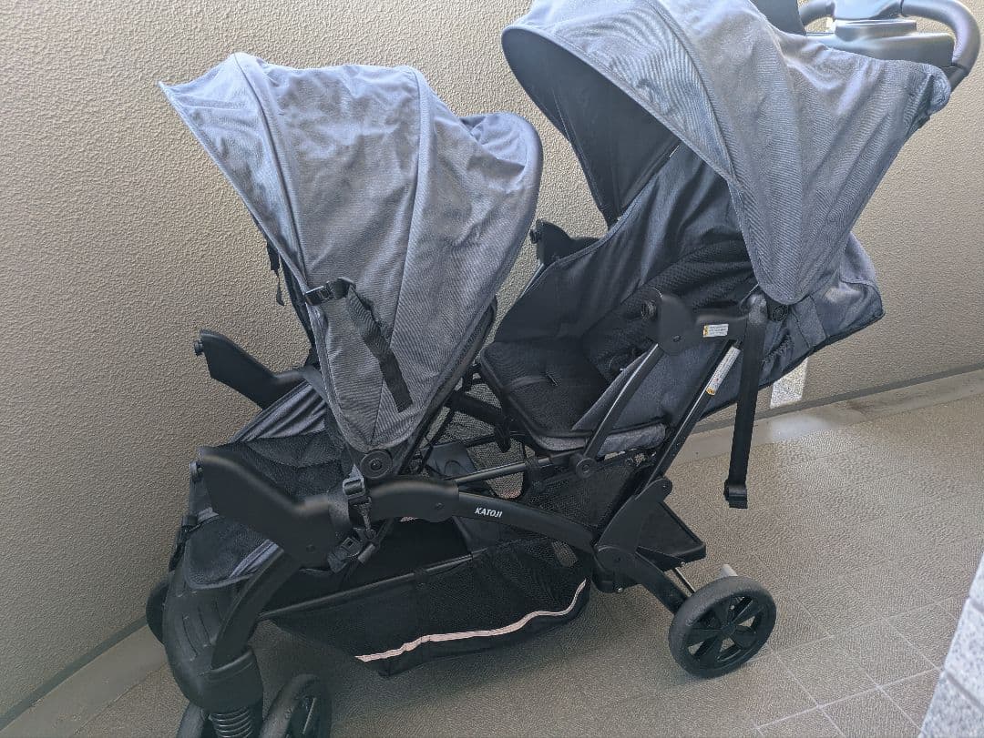 【maylueng様】　カトージ 2人でゴーDX 二人乗りベビーカー