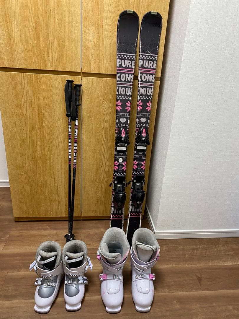 PURE CONSCIOUS スキー板 LANGE スキー靴 セット