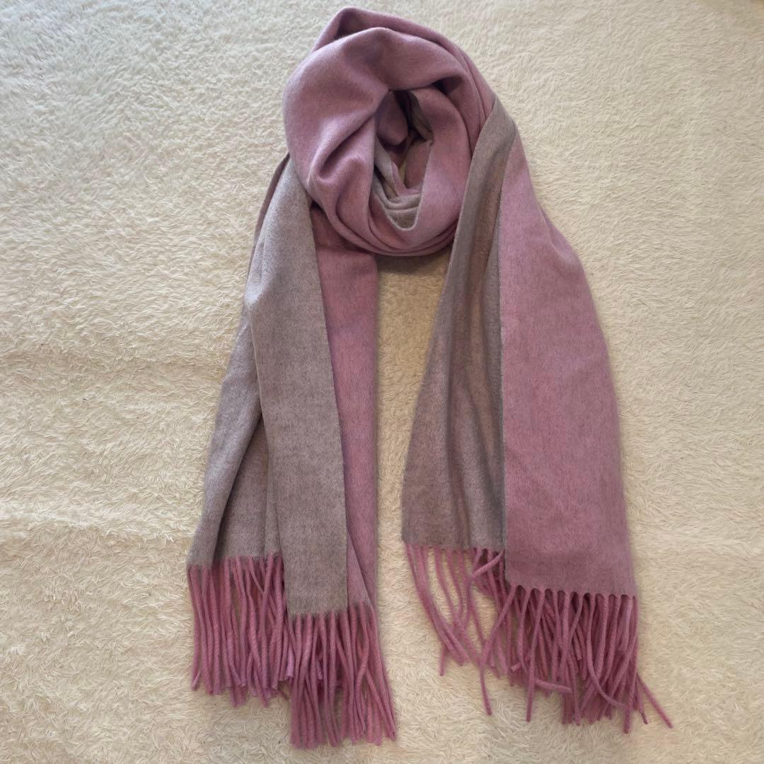 イヴサンローラン カシミヤ 100% 大判 ストール