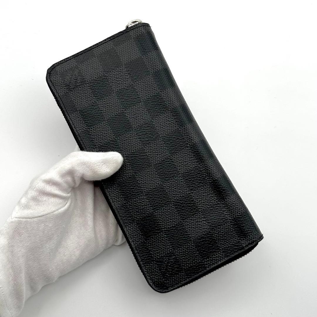 【極美品】ルイヴィトン ダミエグラフィット ジッピー ヴェルティカル 長財布