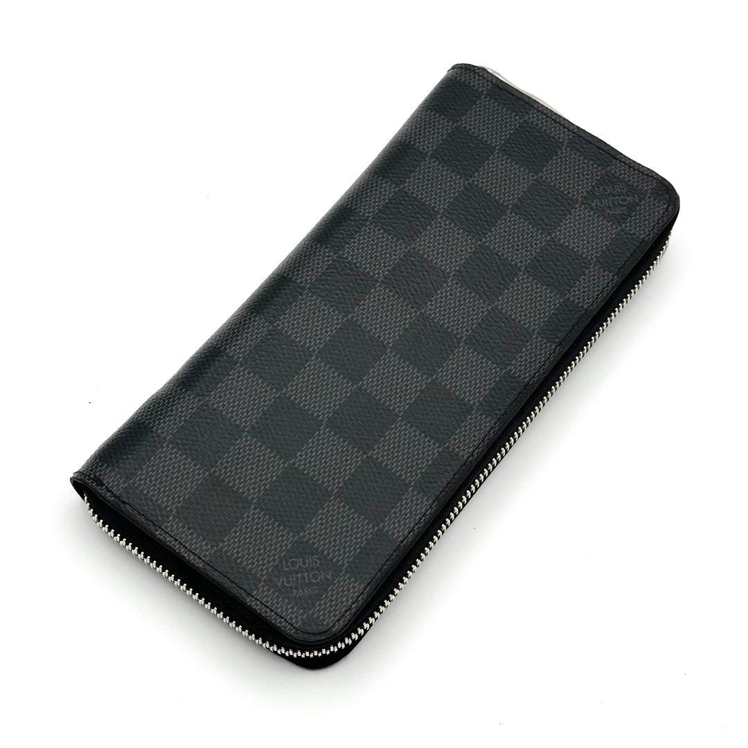 【極美品】ルイヴィトン ダミエグラフィット ジッピー ヴェルティカル 長財布