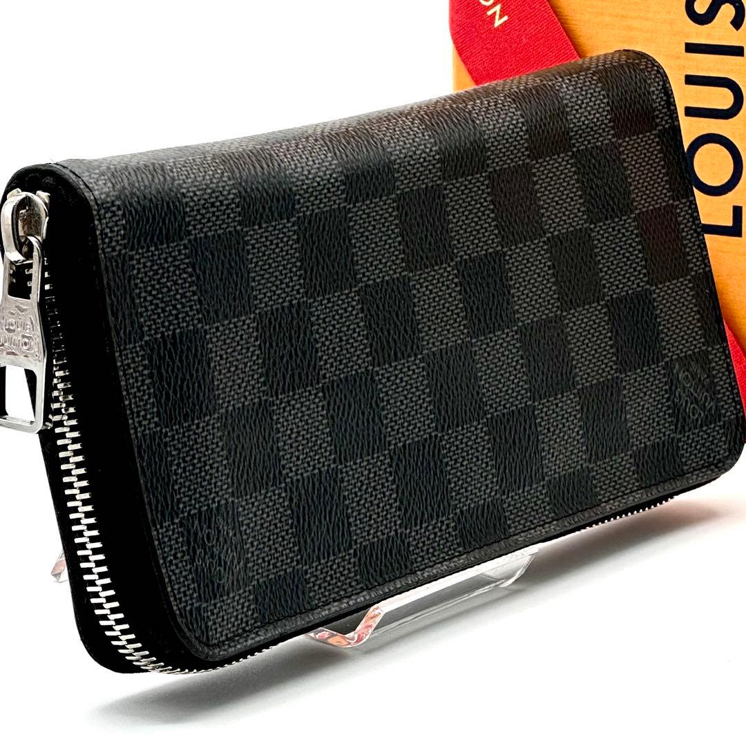 【極美品】ルイヴィトン ダミエグラフィット ジッピー ヴェルティカル 長財布