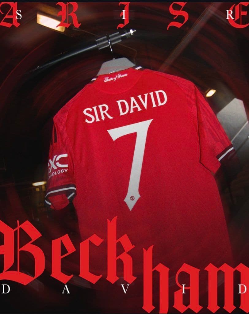 7番 ベッカム マンチェスターユナイテッド 25-26 オーセンティック 長袖