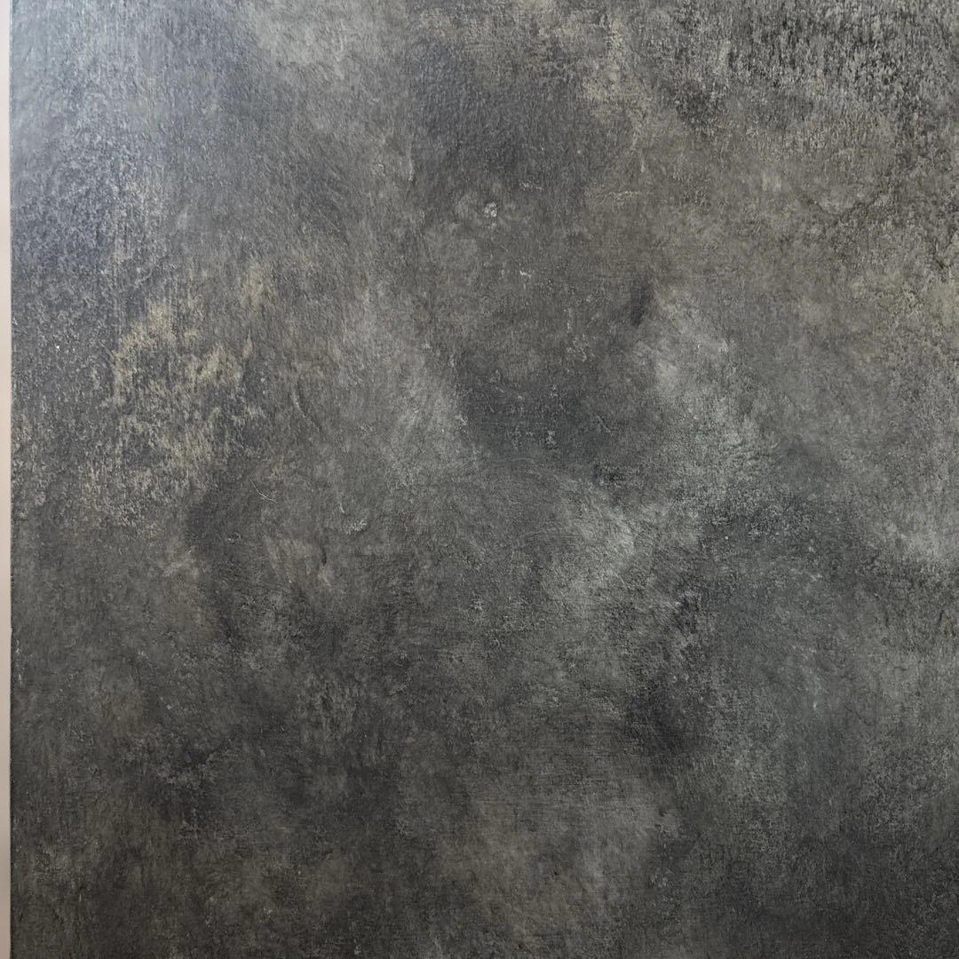 ハタノワタル 敷板 ランチョンマット 和紙 アルミ／グレー 灰色 作家もの ①