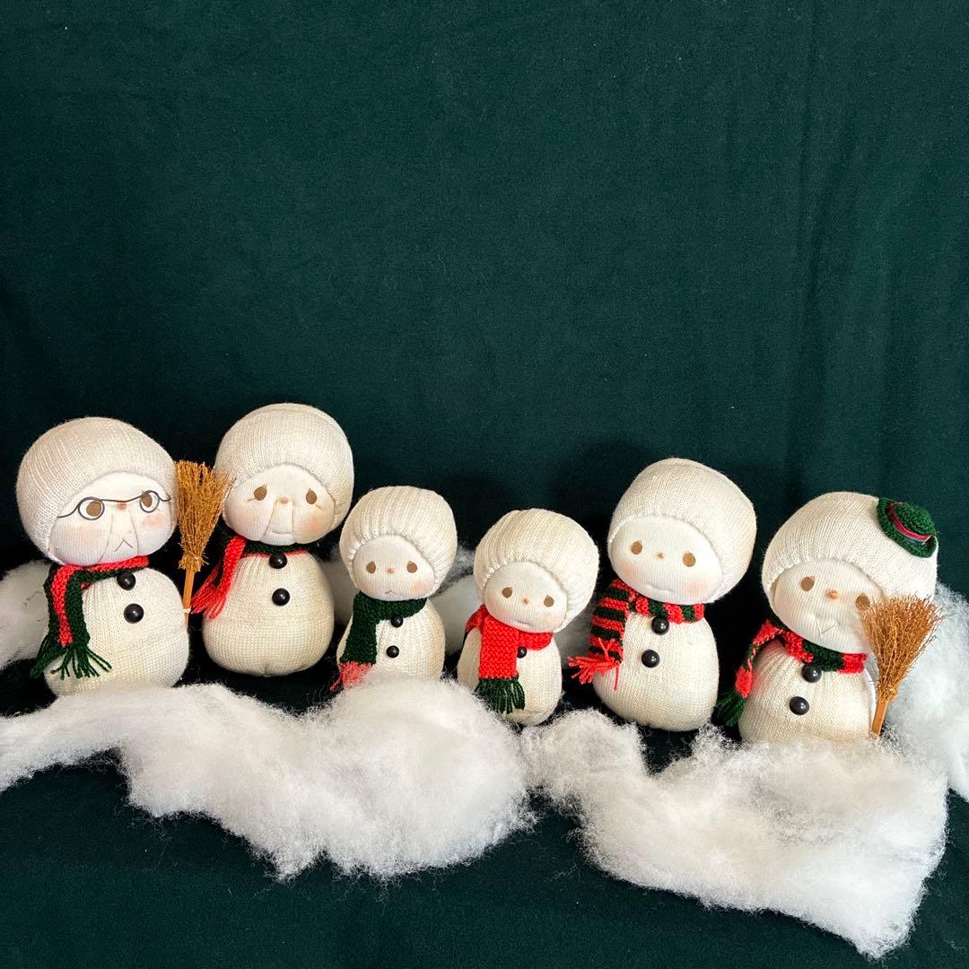 雪だるま人形セット