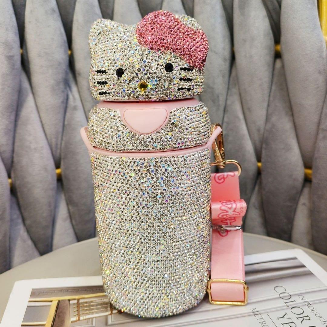 ハローキティ スパンコール水筒カバー