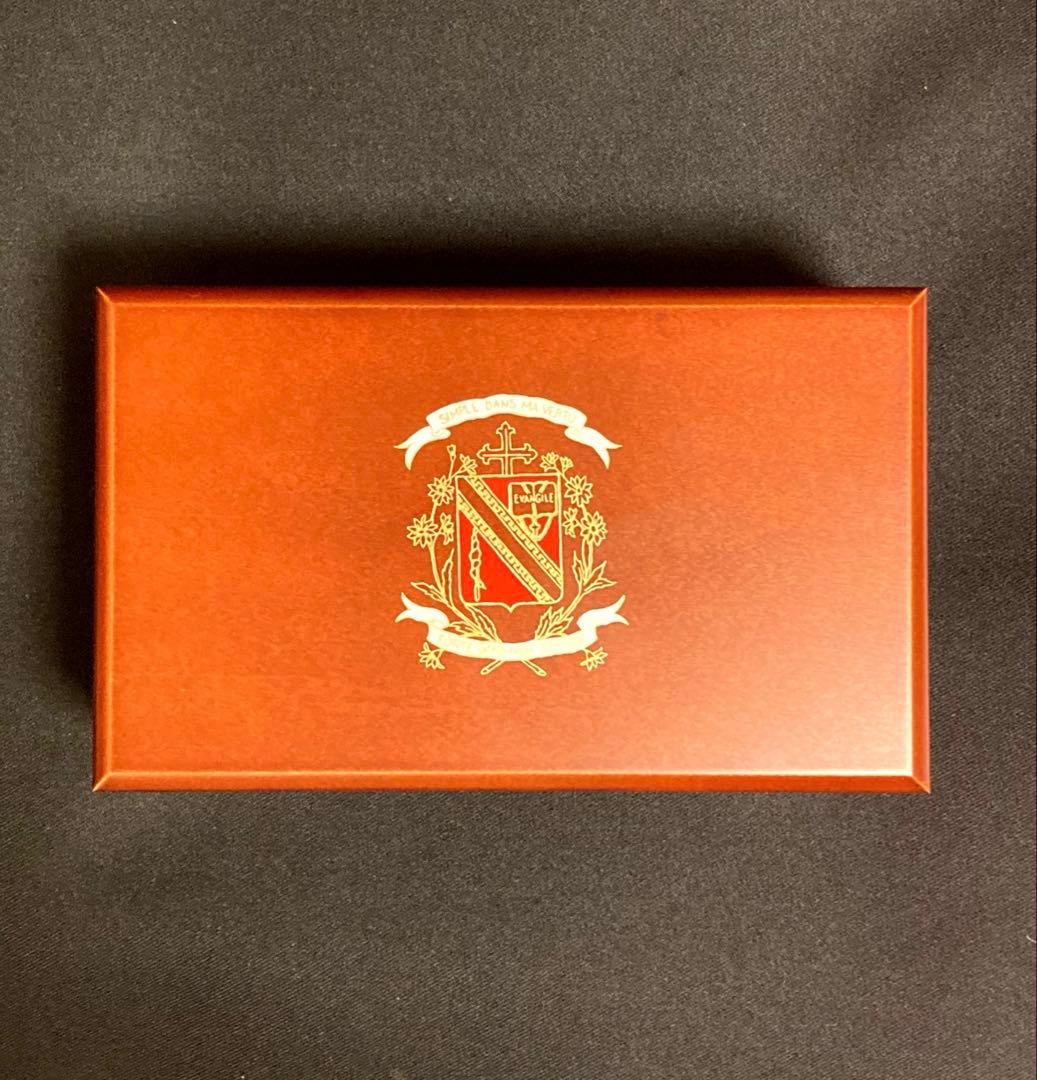 新品☆雙葉学園☆校章エンブレムデザイン☆校歌オルゴールボックス☆アンティーク☆