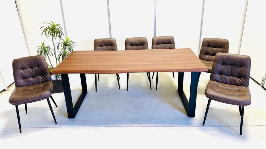 タンスのゲン ダイニングセット 7点セット 6人掛け 幅180cm