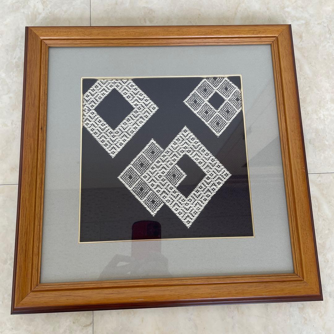 こぎん刺し　木村操作品　額