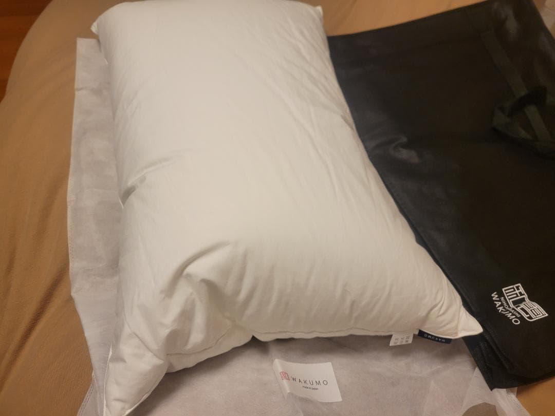 和雲　三層プレミアム羽毛枕 　高さ：レギュラー　M43×63㎝）