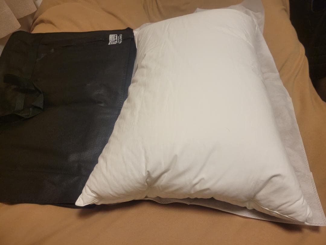 和雲　三層プレミアム羽毛枕 　高さ：レギュラー　M43×63㎝）