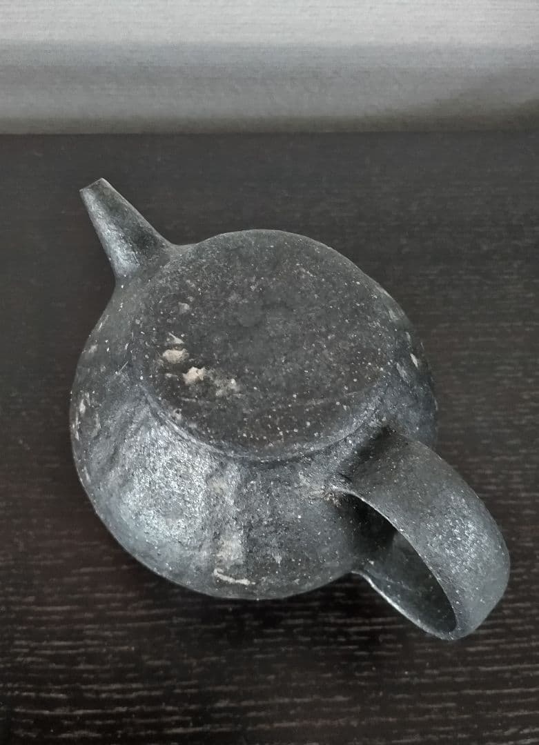 村上躍 黒焼締 ポット大