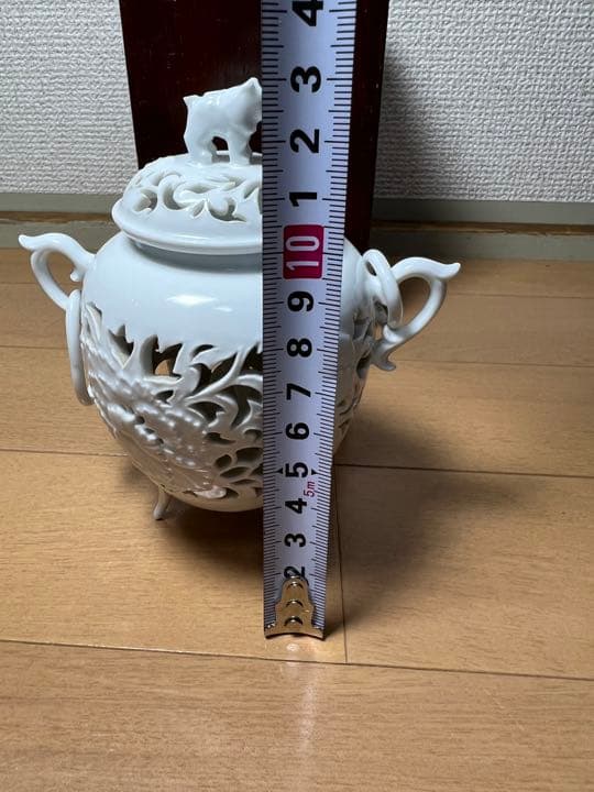 633  杉原一壷　白磁　香炉　　　　　有田焼