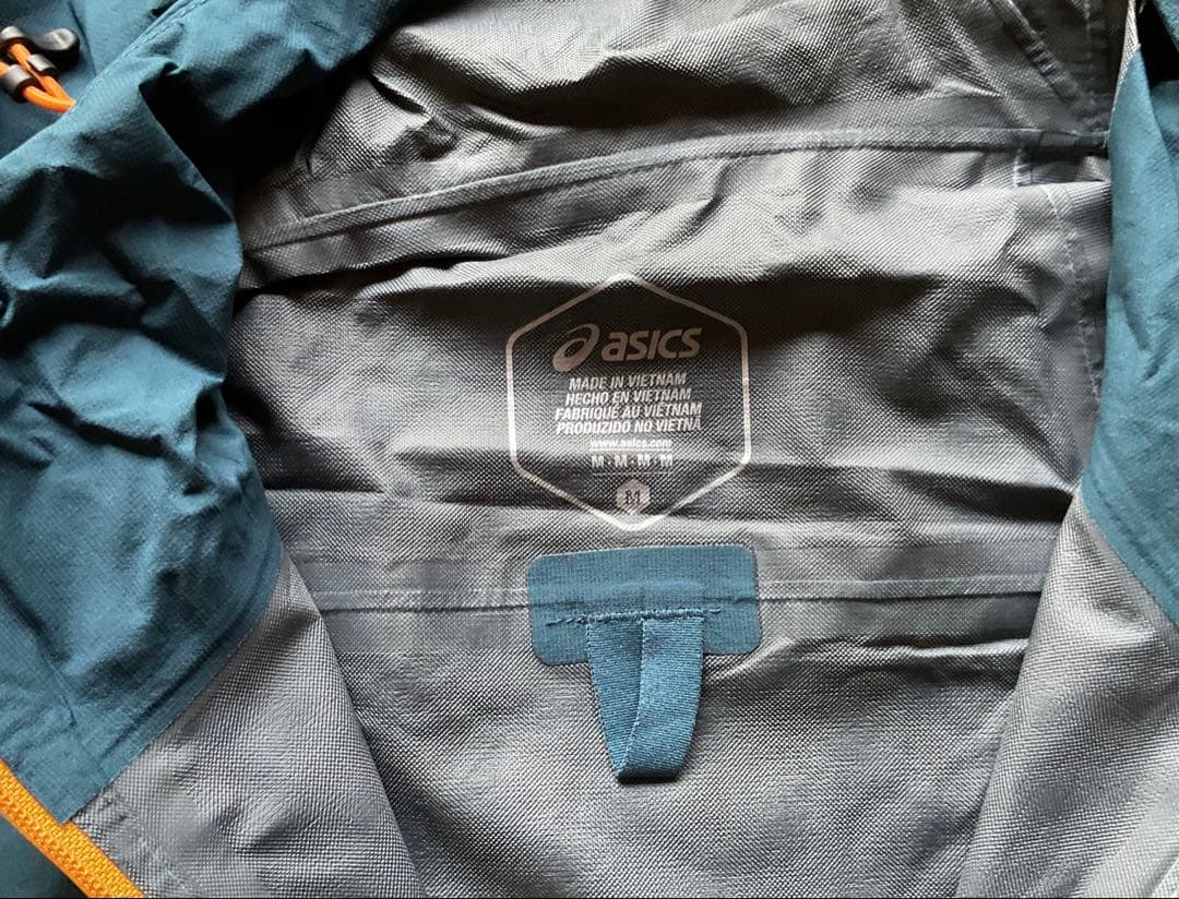 アシックス FUJITRAIL防水透湿ジャケット メンズ Mサイズ