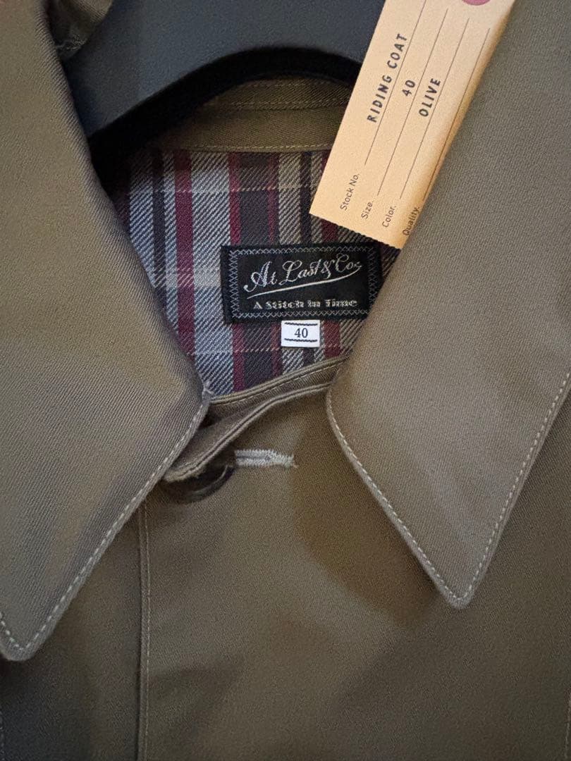 【最終値下げ】Atlast&Co 25AW Riding Coat 40