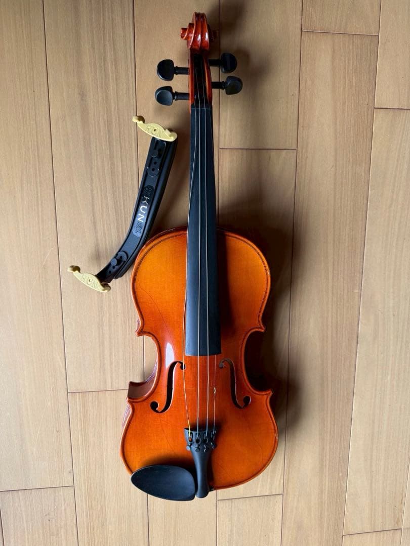 スズキ　バイオリン本体 木製 クロス付き　ケース