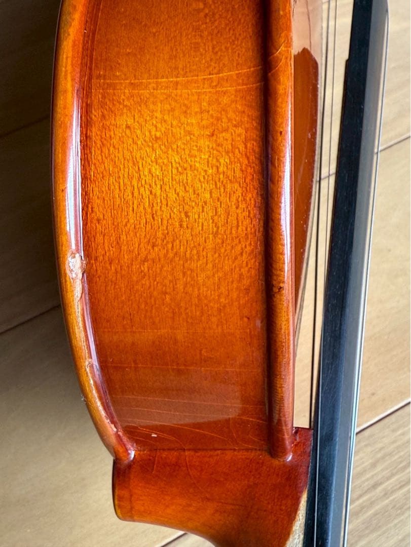 スズキ　バイオリン本体 木製 クロス付き　ケース