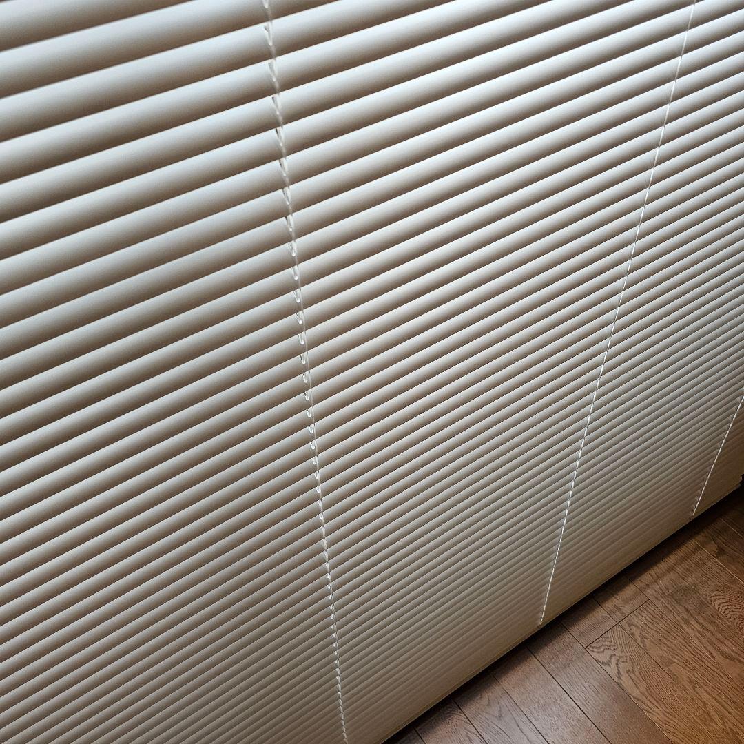 【匿名配送】ニトリ 白 アルミニウム ブラインド BL-25 ワンポールタイプ