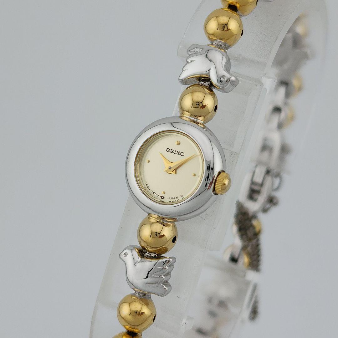 【希少品　新品電池】 SEIKO　レディース腕時計　ゴールド　シルバー