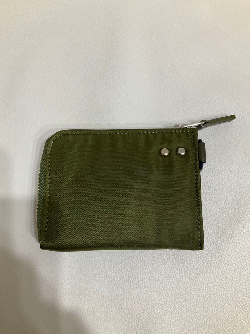 Sacai × Porter 財布 オリーブグリーン ケース