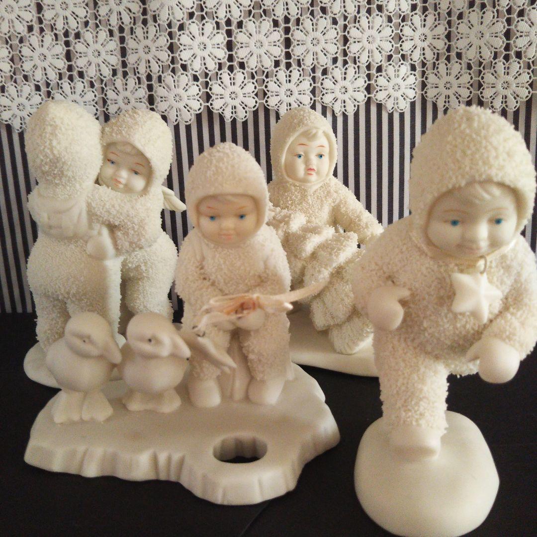 アメリカDEPARTMENT56 スノーベイビーズpセット