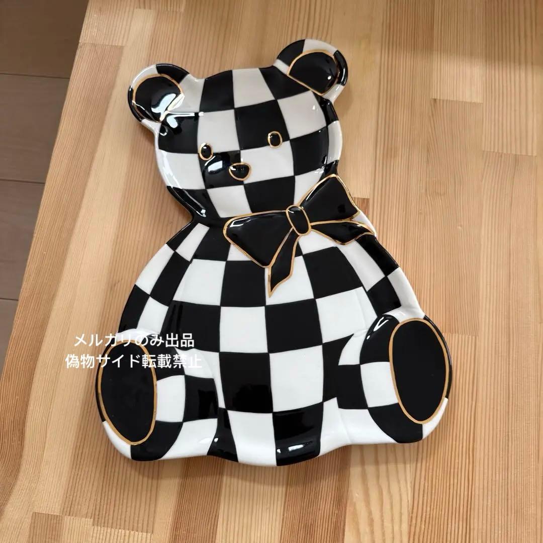 MACKENZiE-CHiLDS マッケンジーチャイルズ ベア くま 大皿