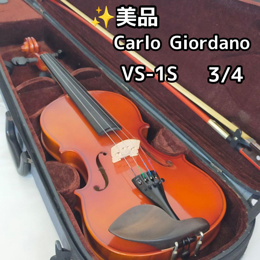 ✨美品 カルロジョルダーノ VS-1S 3/4サイズ 分数バイオリン 初級中級