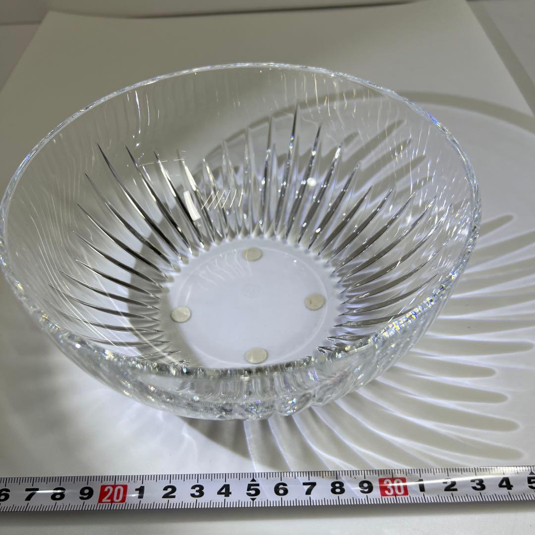 ☆洋3 バカラ　マッセナ　クリスタル　ボウル　w17.6cm 東K7-1211①