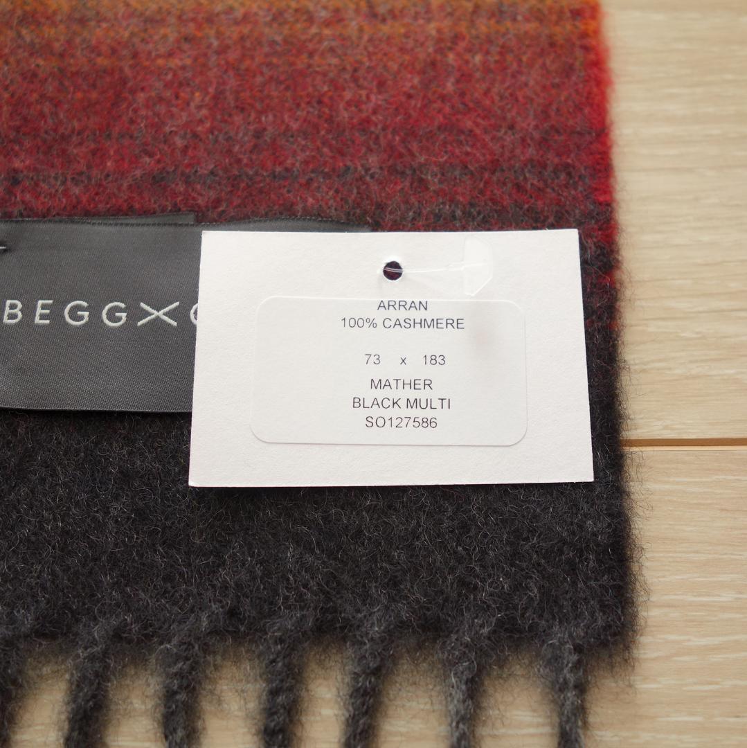 altoリコーダー 新品 BEGG×CO カシミヤ100% 大判ストール