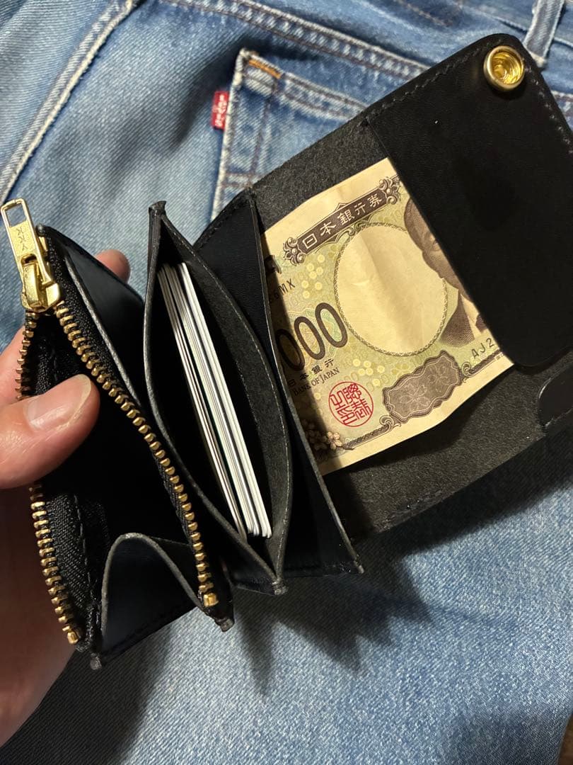 トラッカーウォレット　ショート　イタリアンレザー　ブルガロ