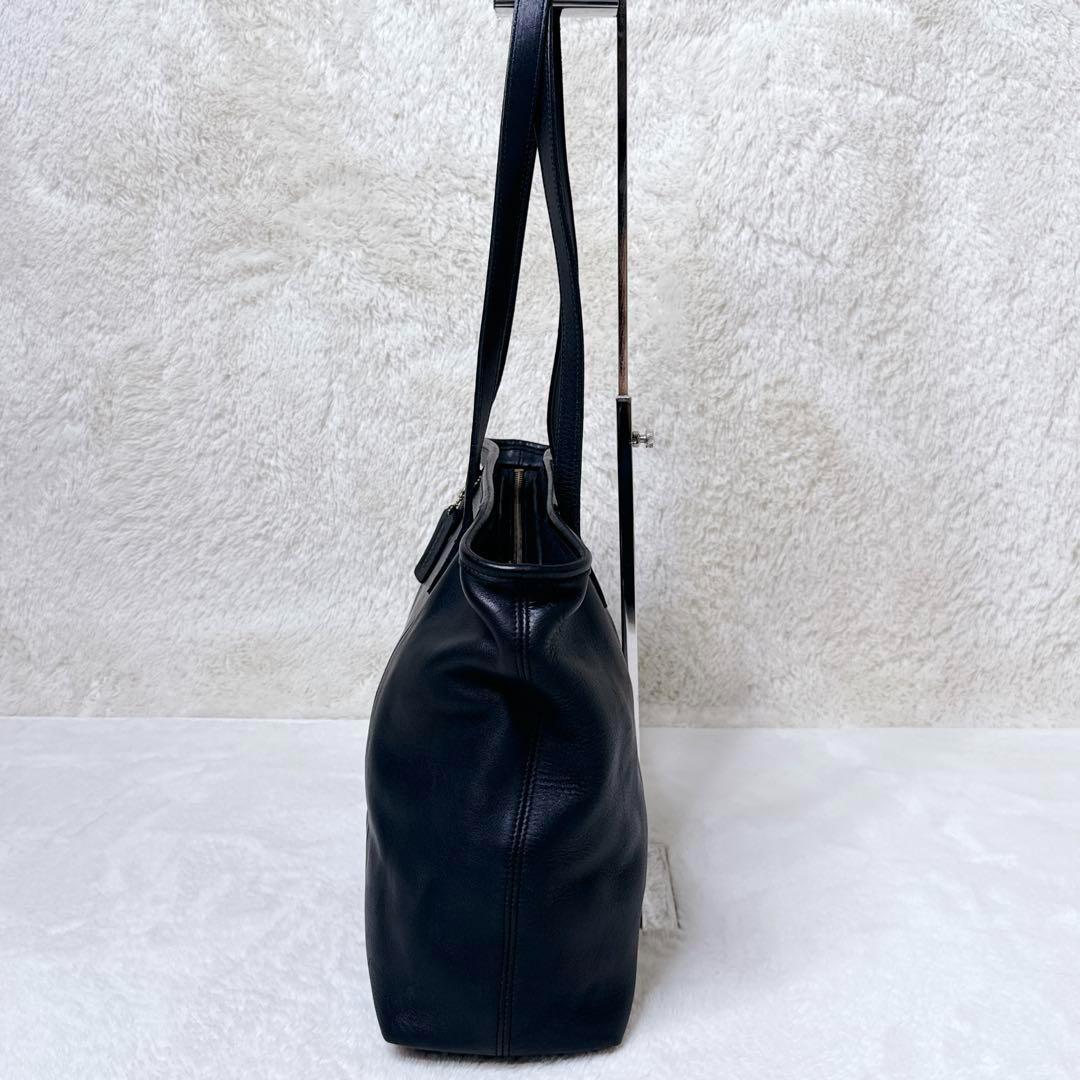 バッグ COACH Old Coach Black 90s Tote Bag rare