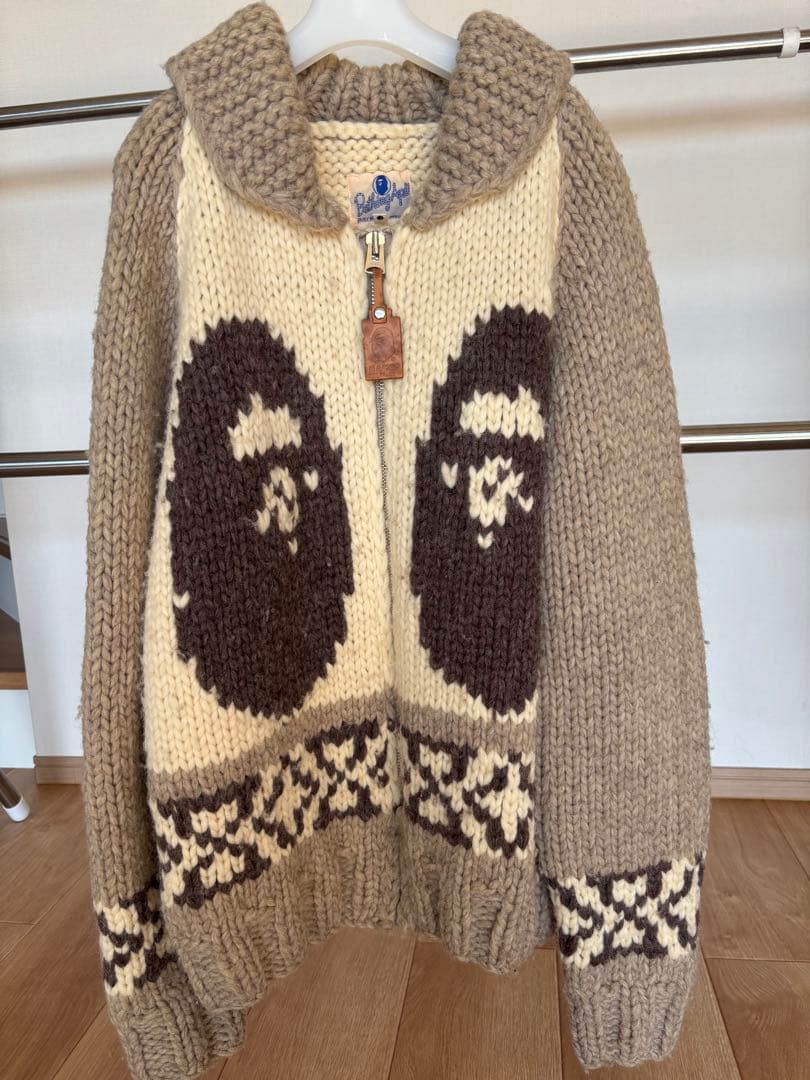 希少 中古 NIGO期 A BATHING APE カウチン セーター M