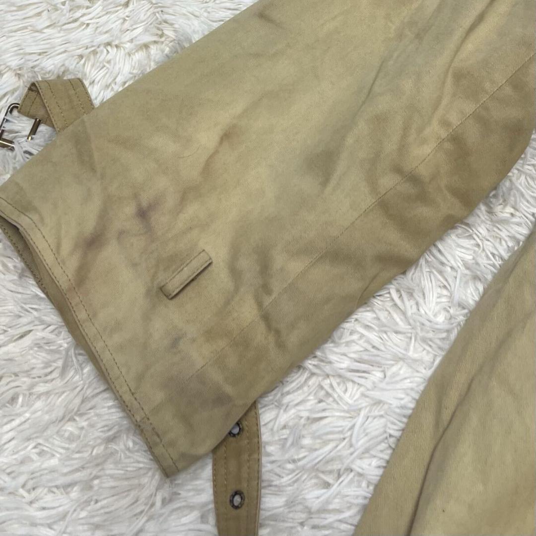 XXL相当 EMPORIO ARMANトレンチコート ロング　ベージュ　メンズ