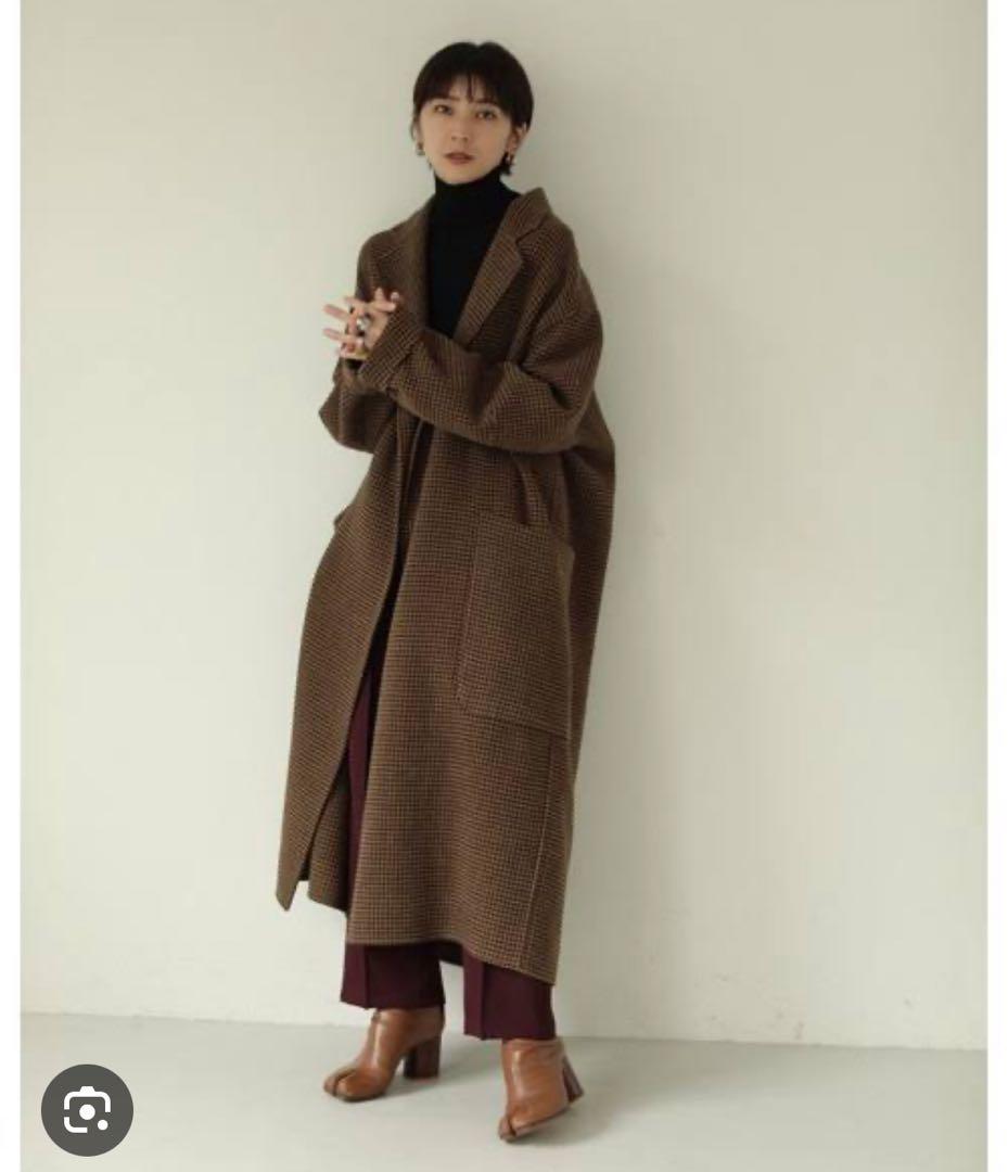 TODAYFUL オーバーチェックコート チェスターコート 38