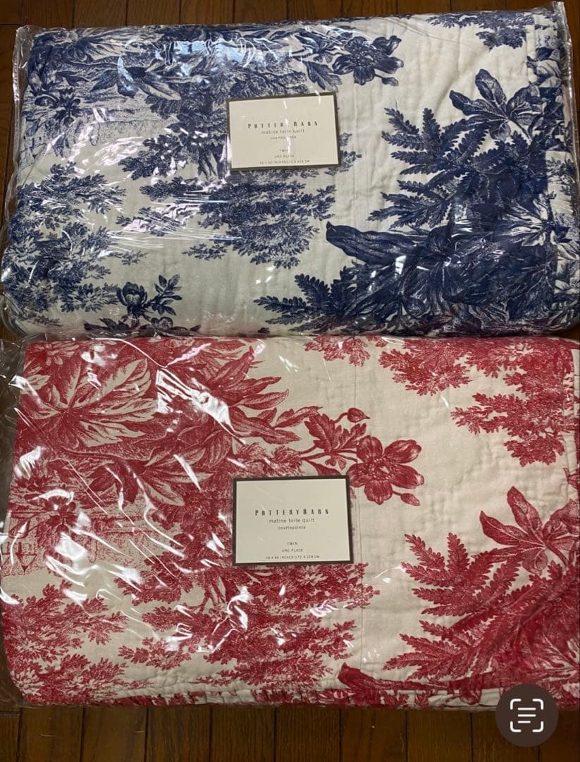 【ハワイ購入品・未開封】POTTERYBARNベッドカバー ツイン